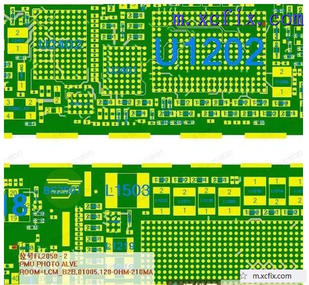 iPhone6手机摄前后像头打不开和装原装屏不显示的维修案例